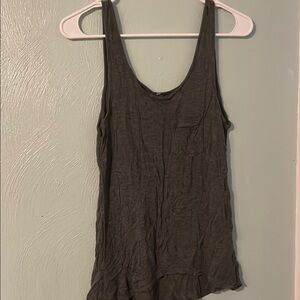 Women's Gray Sleeveless Top